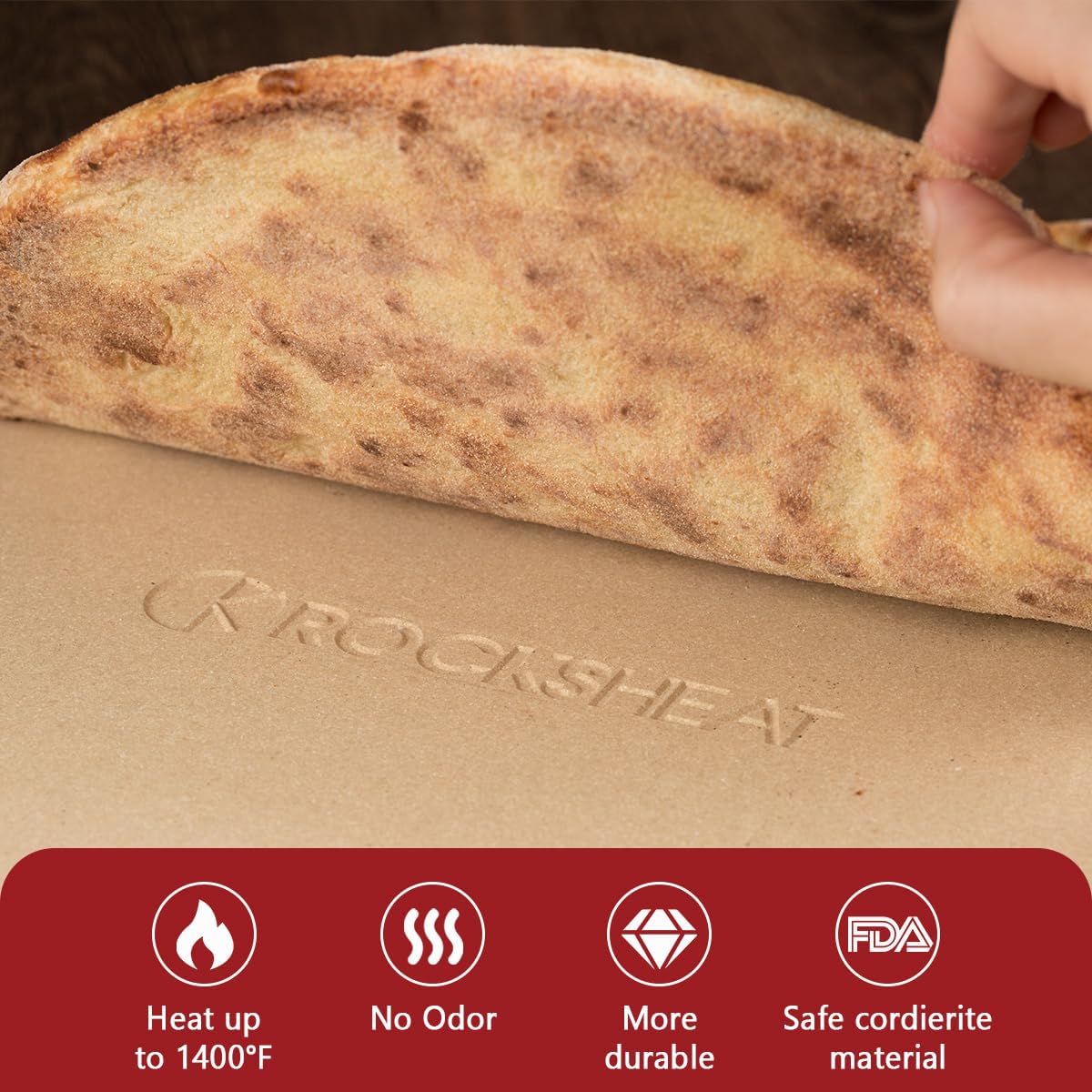 11 Inch Small Round Pizza Stone for Grill and Oven