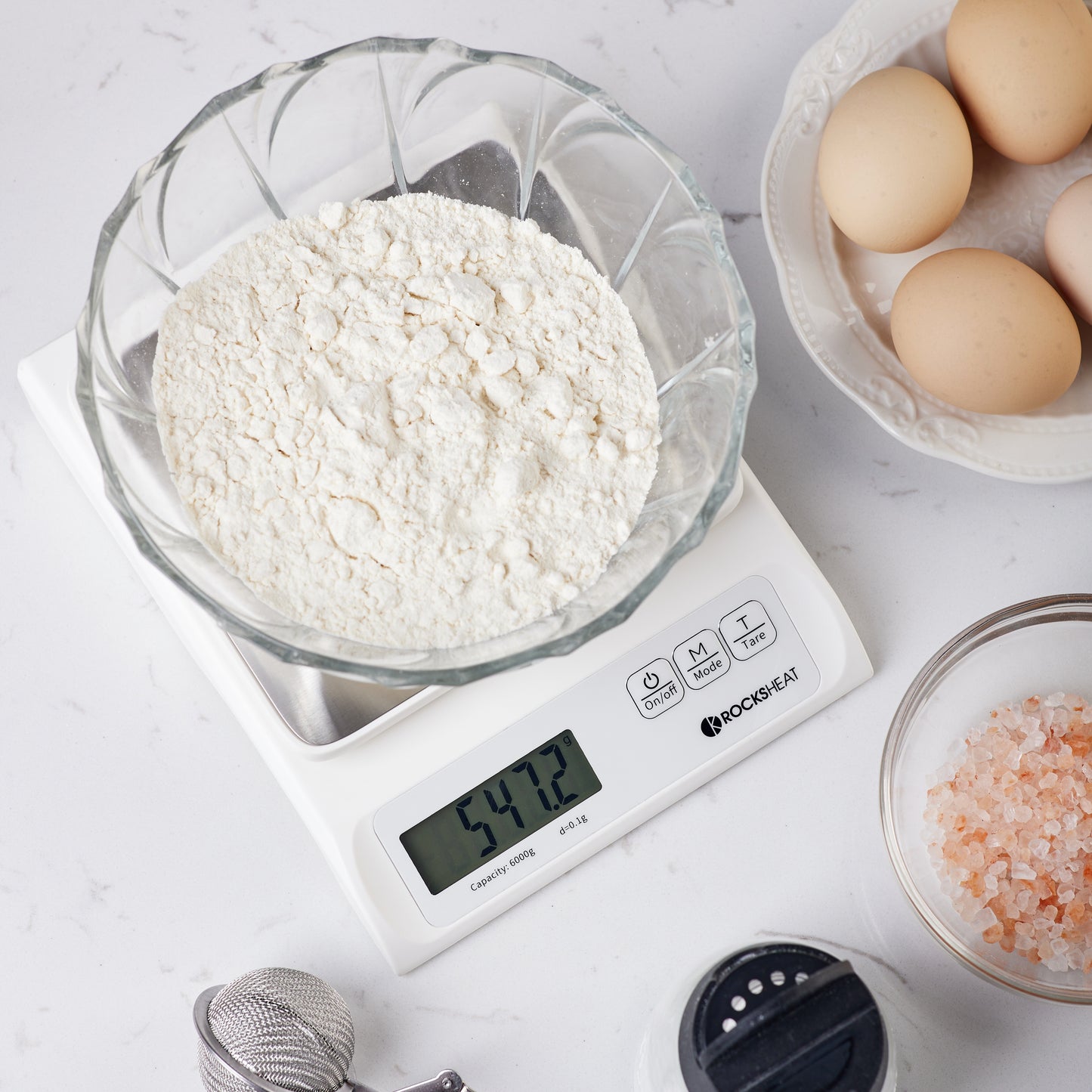 Food Kitchen Digital Scale (White)