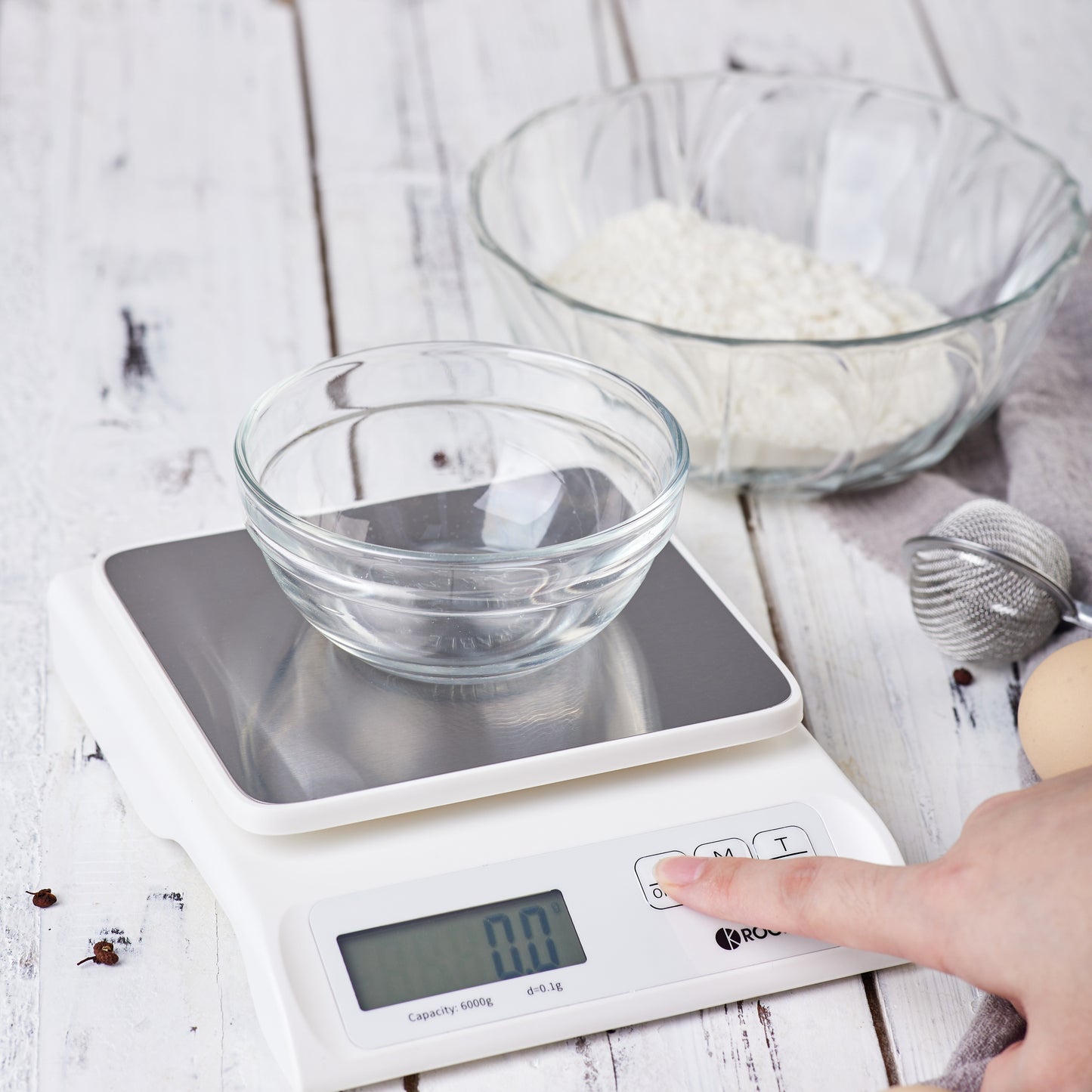 Food Kitchen Digital Scale (White)